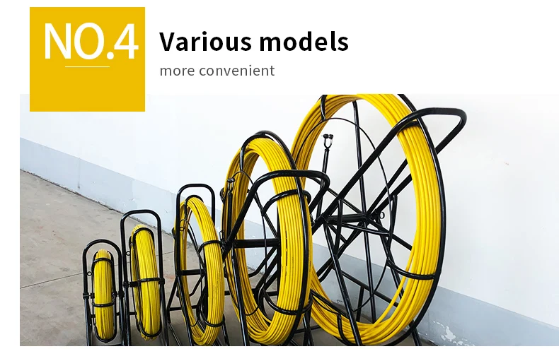 Rod, Peixe Tape Rodder, Electric Power Cable