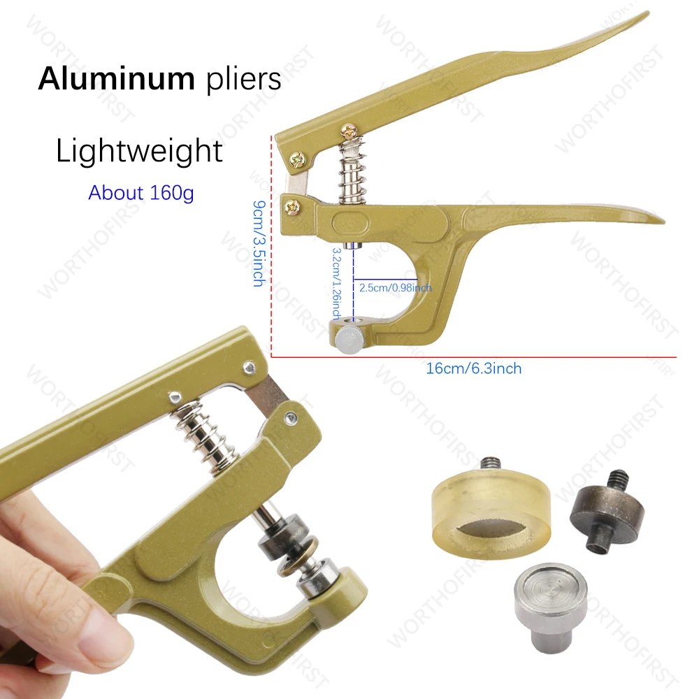 40-130세트 17mm 청바지 단추, 플라이어 포함, 바느질 없이 허리 사이즈 조절 가능한 청바지 코트용 단추, 바느질 액세서리