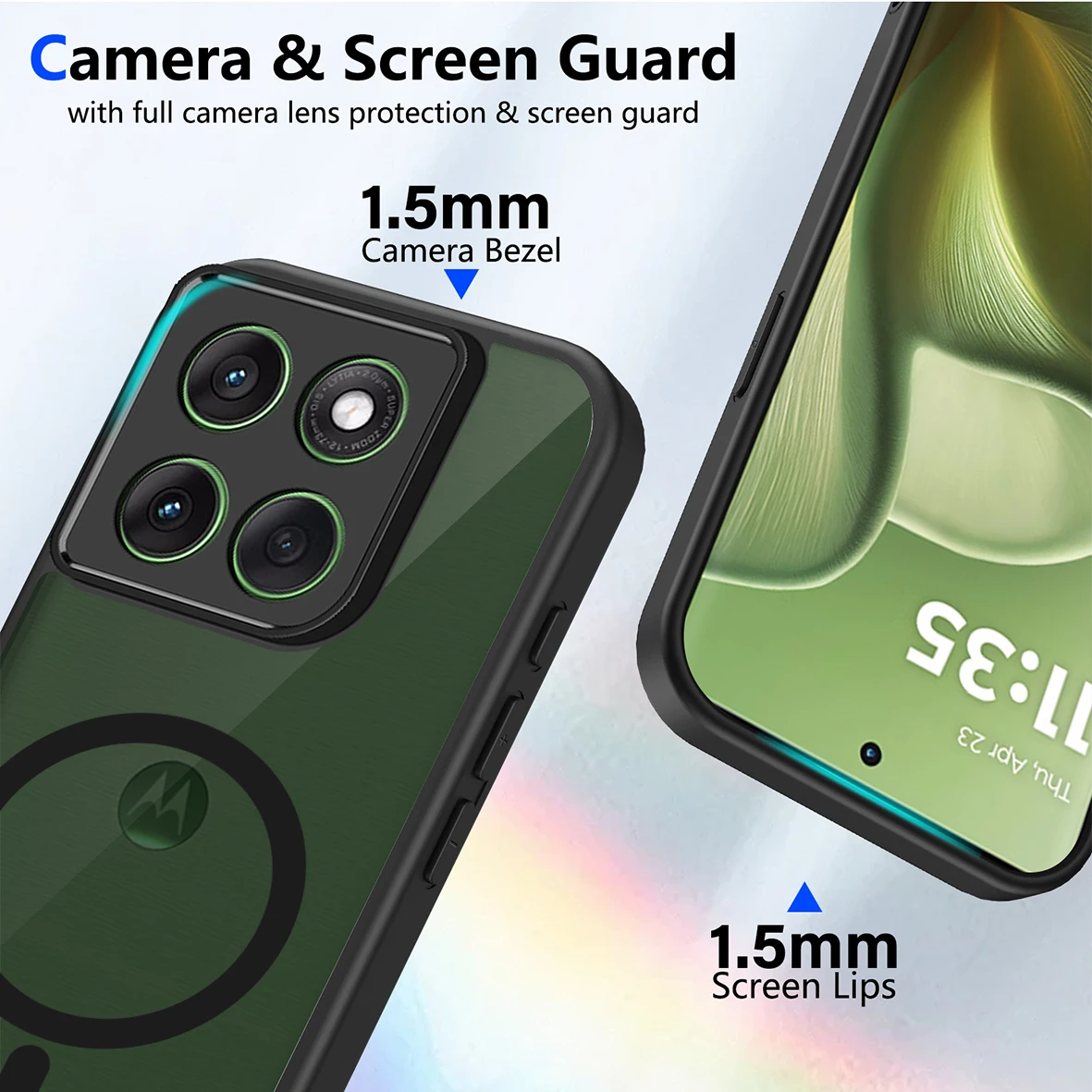 Matte Clear Magnetic Phone Case