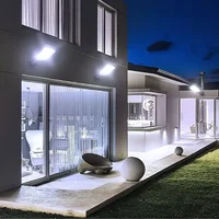 400000LM Solar LED Lights Outdoor With 3 Mode Waterproof Motion Sensor Security Lighting Wall Street Lamp for Garden Patio Path 2