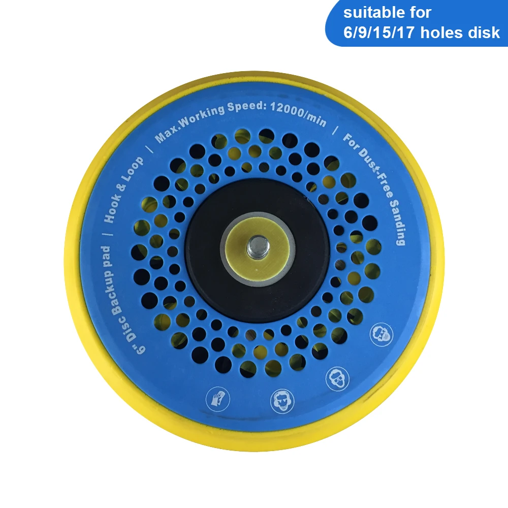 OLYM 12000RPM Orbital Air Sanders 6" Air Sander Sander 150mm With Vaccum