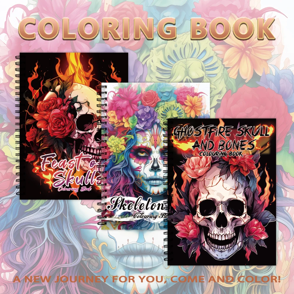 Deluxe Adult Coloring Book - Premium Paper & Spiral-Bound