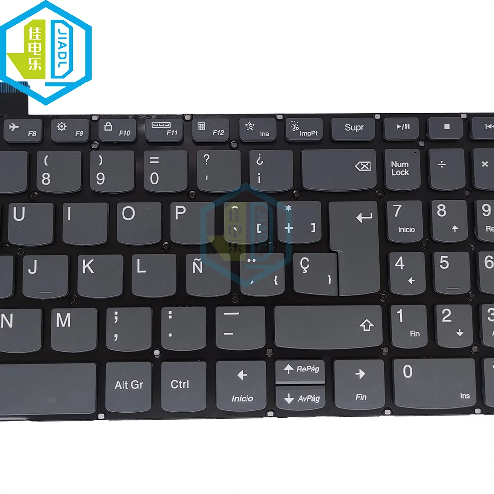 Teclado do Portátil Nós Espanhol Brasil para o ar 2023 do Lenovo 515alc05 Ideapad 5-15are05 15iil05 Ioga Magro 7-15imh05 15itl05 Pc4sb - Imagem 3