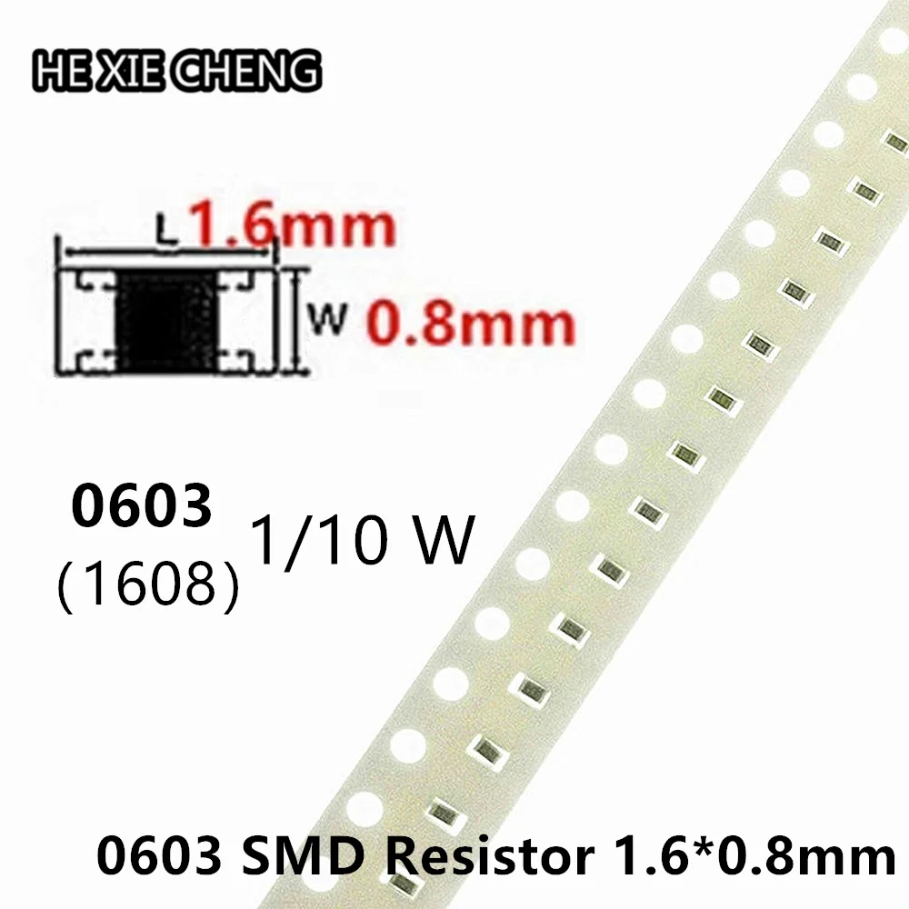 100pcs 0603 SMD Resistor 100 ohm 100R 101 5% 1/10W