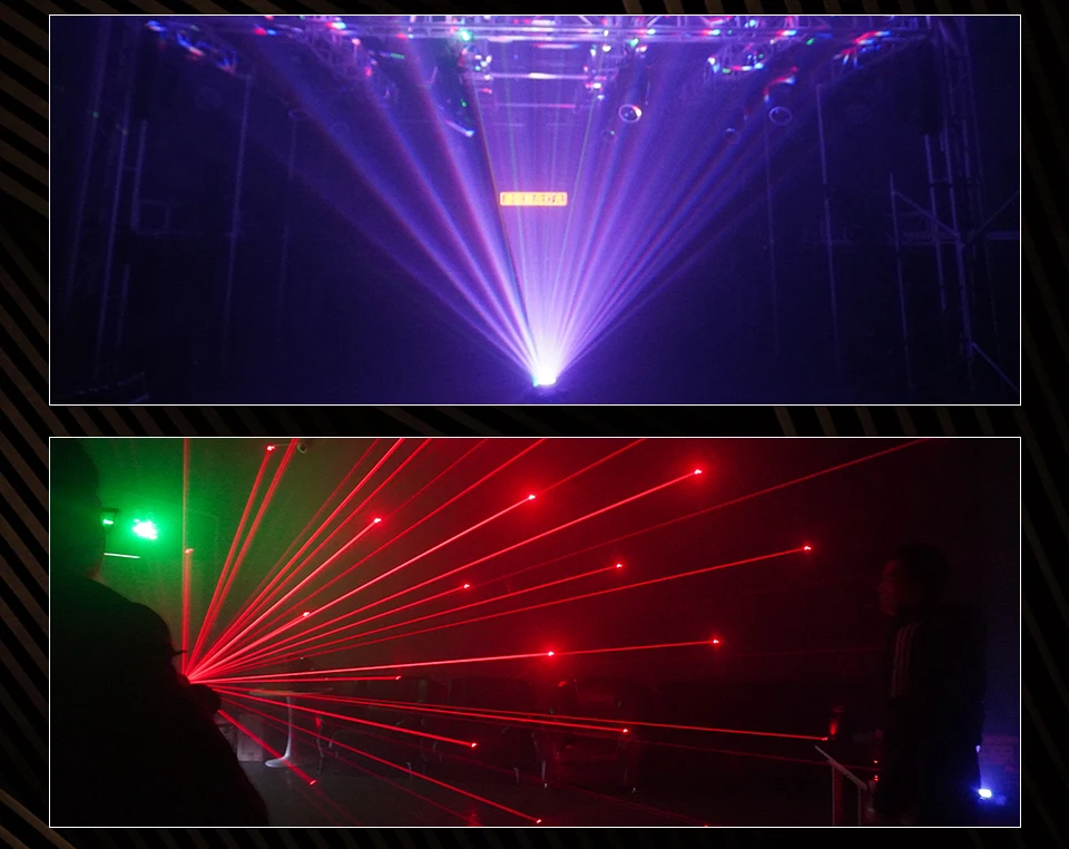 RGBW Kaleidoscope Six-Arm Mini Magic Ball Laser Light 120W 6 Head DMX Moving Hea