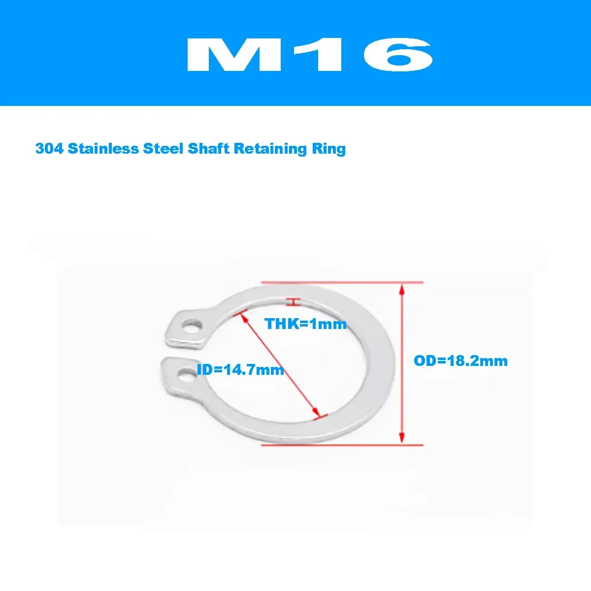50pcs M16