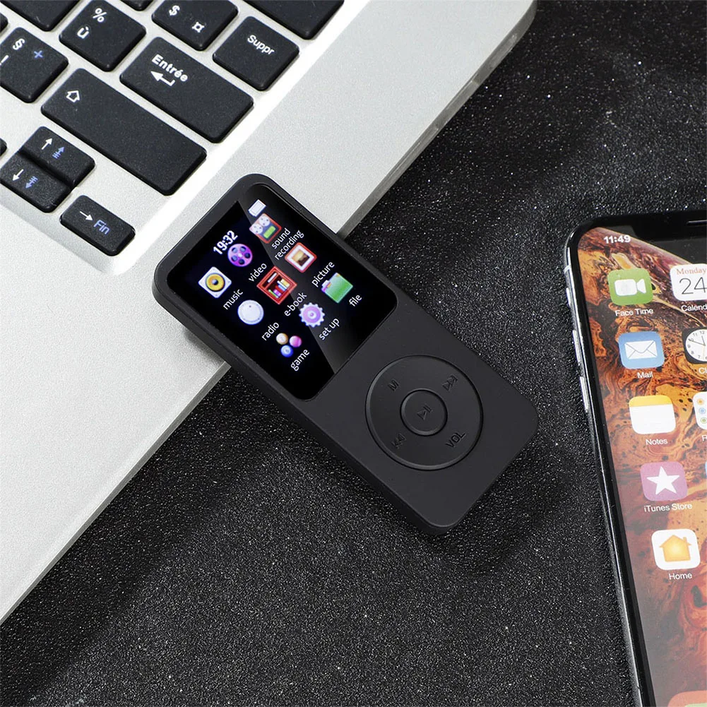 Mini Walkman MP3 Player 1.8inch Multi-language Bluetooth 5.0 Student Music MP3 MP4 Player USB 2.0 3.5mm Jack Windows mp4 player,music player,mini media player