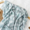 100% Cotton 120*110cm 2 Layers Newborn Baby Bath Towel Wrap Muslin Swaddle Blankets 1