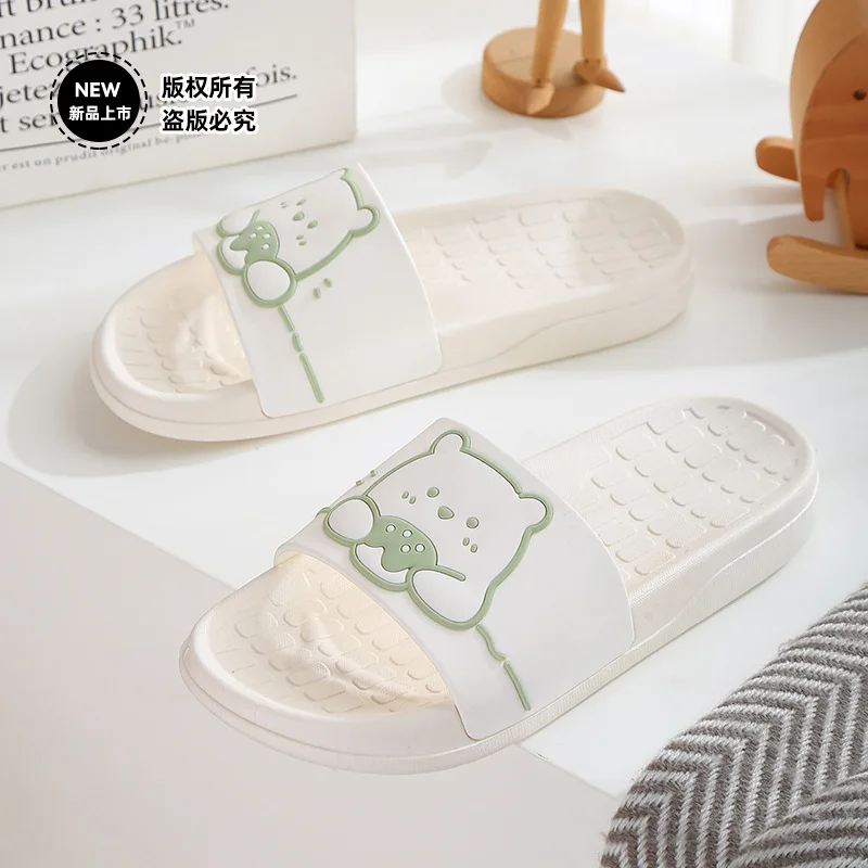 

Cute Slippers Women Shoes Home Bathroom Non-Slip Wear-Resistant and Lightweight Comfortable Slippers Men Shoes Leisure antiskid