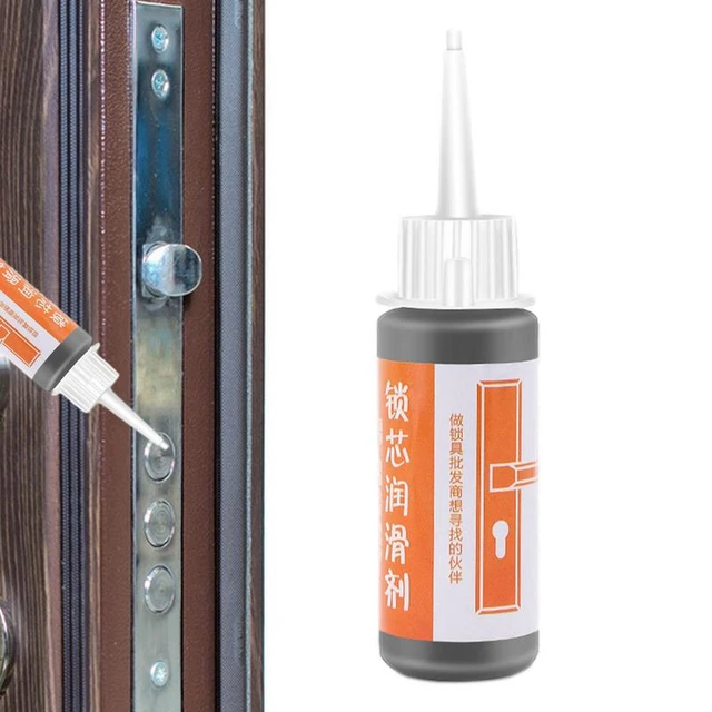 Lápiz lubricante en polvo para cerradura, lubricante de grafito para  cerraduras, larga duración, mantiene todas las bisagras y cerraduras de  puertas