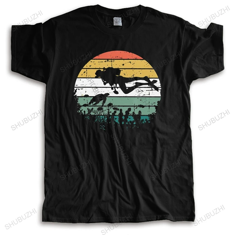 Novità Vintage Scuba Diving Tshirt Maniche Corte T-Shirt In Morbido Cotone O-Collo Graphic Ocean Dive Shirt Diver T-Shirt Merch Gift