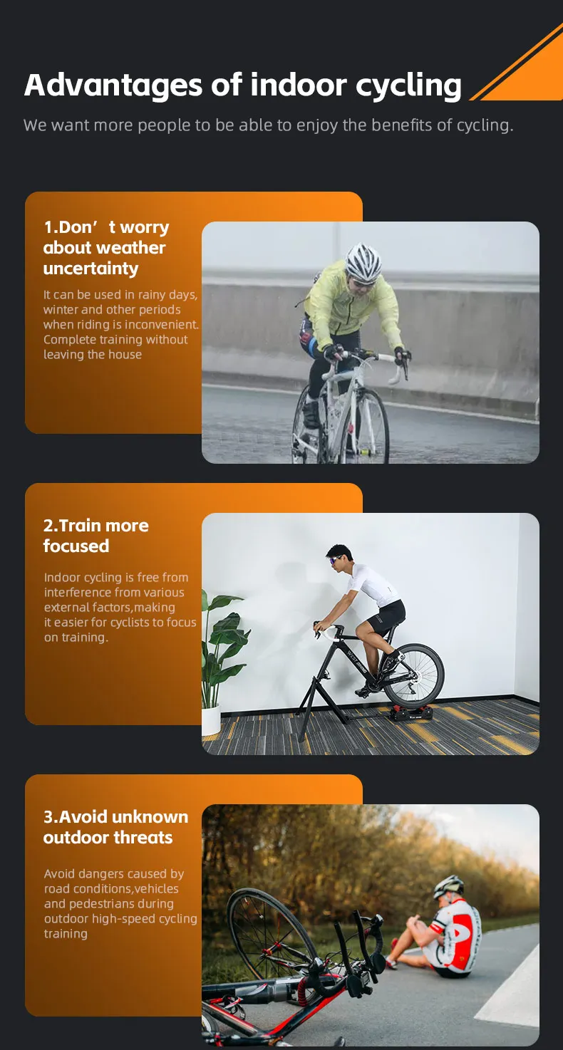 Description Picture 3 of itemWEST BIKING Bicycle Trainer Daily Exercise Magnetic Resistance Roller Training Stand Road MTB Home Bike Roller Cycling Parts