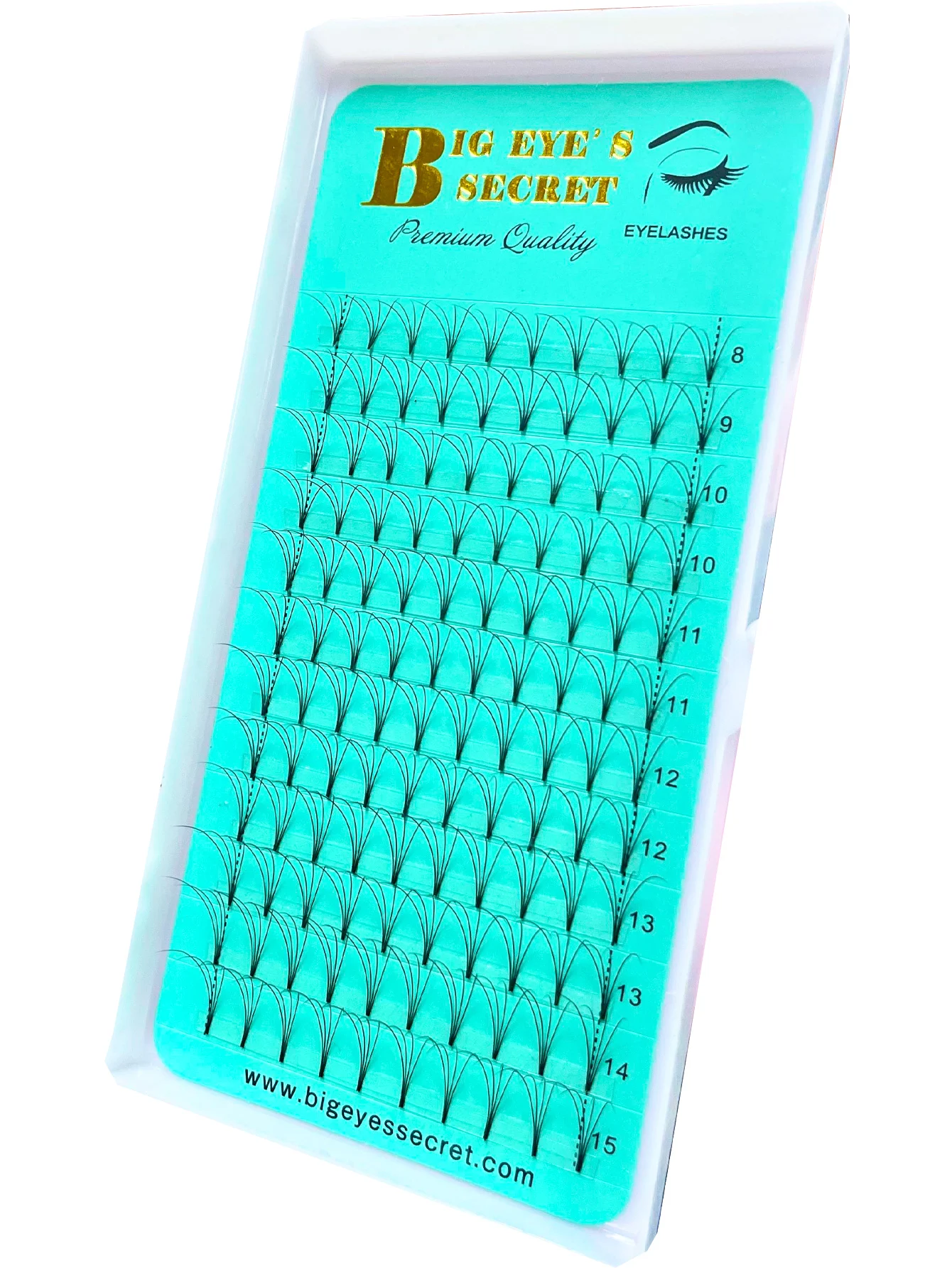 

Big Eye's Secret Short Stem Premade Volume Fans 3D-6D Korean Silk Eyelashes Russia Eyelash Extension Volume Lashes