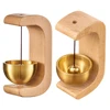 Suction Door Type Dopamine Wind Chime Wireless Solid Wood Wind Chime Magnetic Suction Wooden Doorbell for Housewarming Gift 2