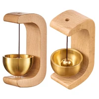 Suction Door Type Dopamine Wind Chime Wireless Solid Wood Wind Chime Magnetic Suction Wooden Doorbell for Housewarming Gift 2