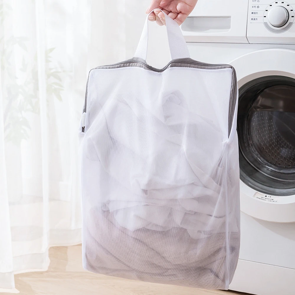 Laundry Bag 1PCS 3D Laundry Bag WithDrawable Mesh Bag Washing Machine Filter Mesh Anti Deformation
