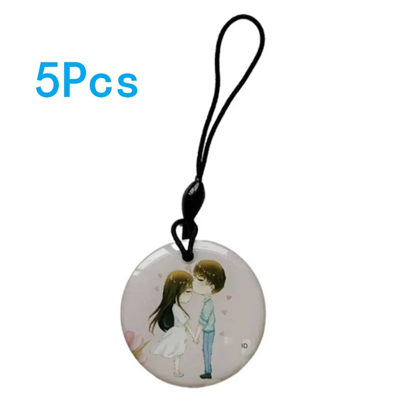 Rewritable RFID Key Tag with EM4305 T5577 Chip - 5 Pack