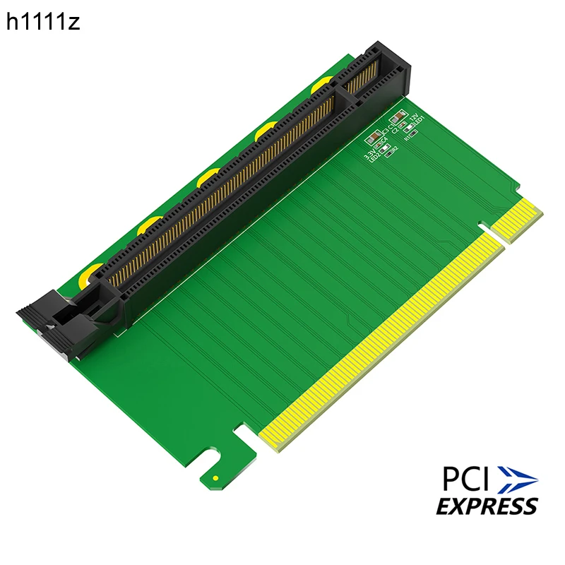 

Новый PCIE X16 штекер-гнездо PCI Express 16X 3.0 Реверсивный преобразователь PCI-E X16 переходник для расширенной карты 61,8 мм для настольного ПК 2U