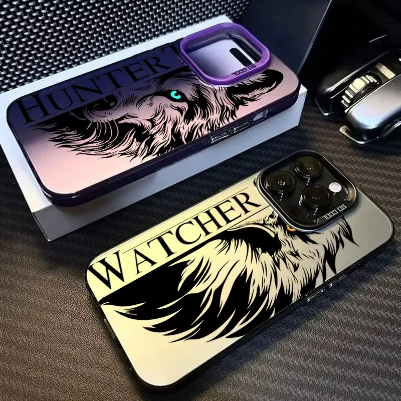 Majestic Wildlife Series Phone Case - Wolf, Eagle, and Tiger Design