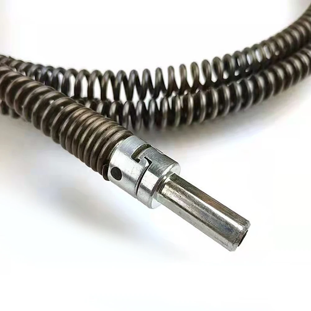 1/5PCS/1Set Pipeline Dredge Gerät Pleuel Dredge Frühling Elektrische Bohrer Anschluss Von Elektrische Bohrer Rohr Dredge reinigung – Detail 8