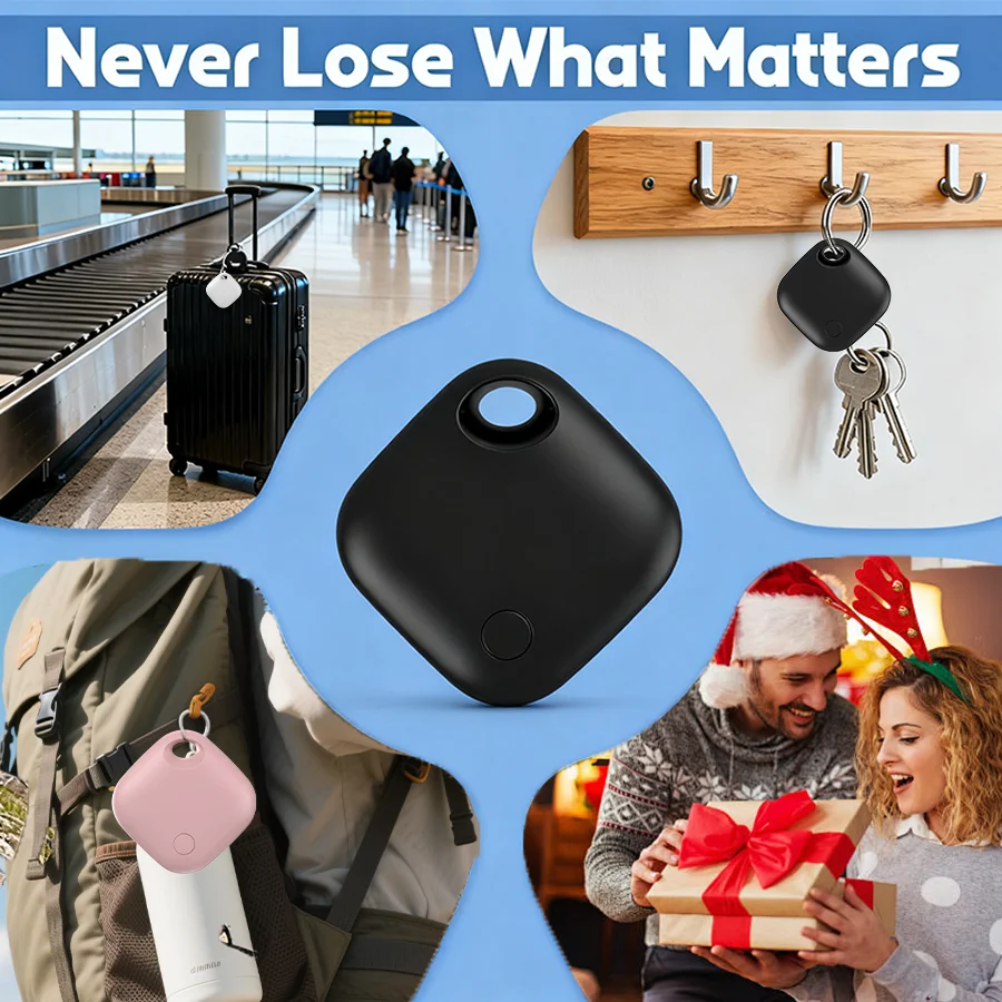 Universal Bluetooth Tracker with USB-C Charging - Anti-Lost Locator