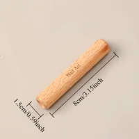 Ensemble de pinceaux professionnels pour Nail Art, avec poignée en bois détachable, pinceaux multifonctionnels pour vernis à ongles, outils pour Nail Art, accessoires pour ongles 3