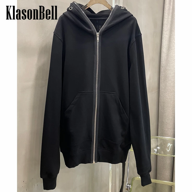 

9,22 KlasonBell High Street Черная Женская толстовка на молнии с капюшоном и длинным рукавом