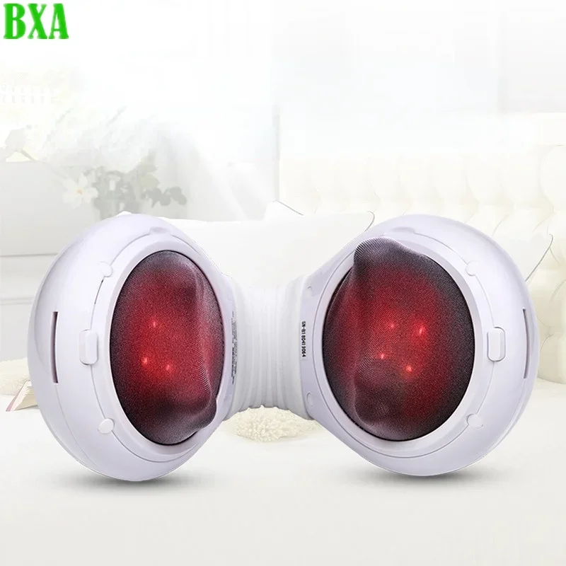 Smart Neck Shoulder Pulse Massager Kneading TENS Wireless Heat Cervical Vertebra Relax Muscle Relaxation Massage Machine