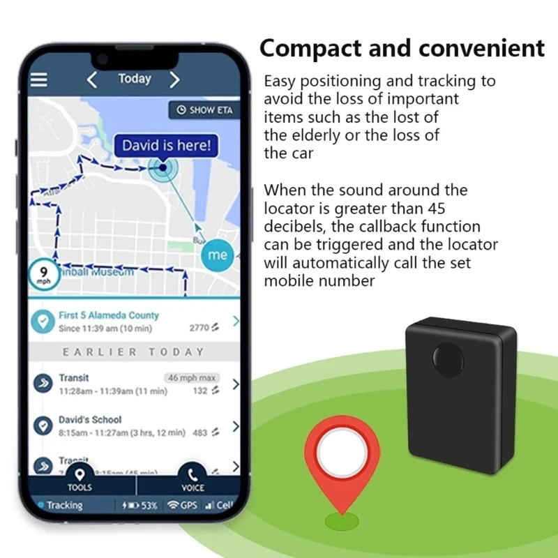 N9 GPS Tracker Wireless GSM Listen Audio-Bugging Voice Real-Time Listen Device Car Tracker Audio Wiretapping Loss Prevent