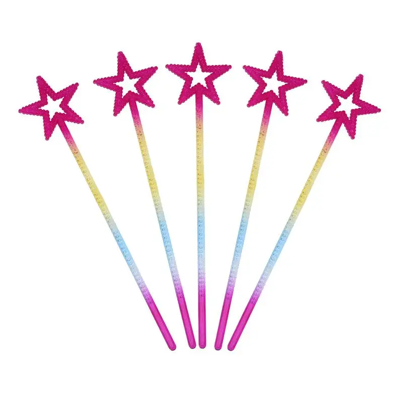

Волшебная палочка пятиконечная звезда блестящая ангельская палочка креативная забавная игрушка для ролевых игр волшебная палочка подходит для маленьких принцесс