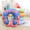 Lovely Lilo & Stitch U-shaped Neck Pillow Cute Stuffed Anime Stitch Angel Travel Pillow Cartoon Printed Nap Pillow Washable 1