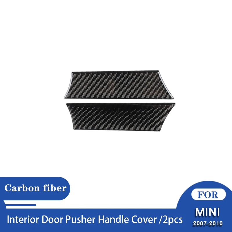 Pegatinas De Fibra De Carbono Real Para Mini Cooper Hardtop R56 Clubman R55 Convertibile R57, Accessori De Cambio De Marchas Par