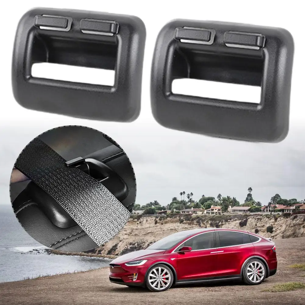 

for Tesla Model Y Seat Belt Holder Car Interior Accessories Limiter Buckle Seat Belt Rear 2Pcs 2023 Guide Belt Protector Se P1U6