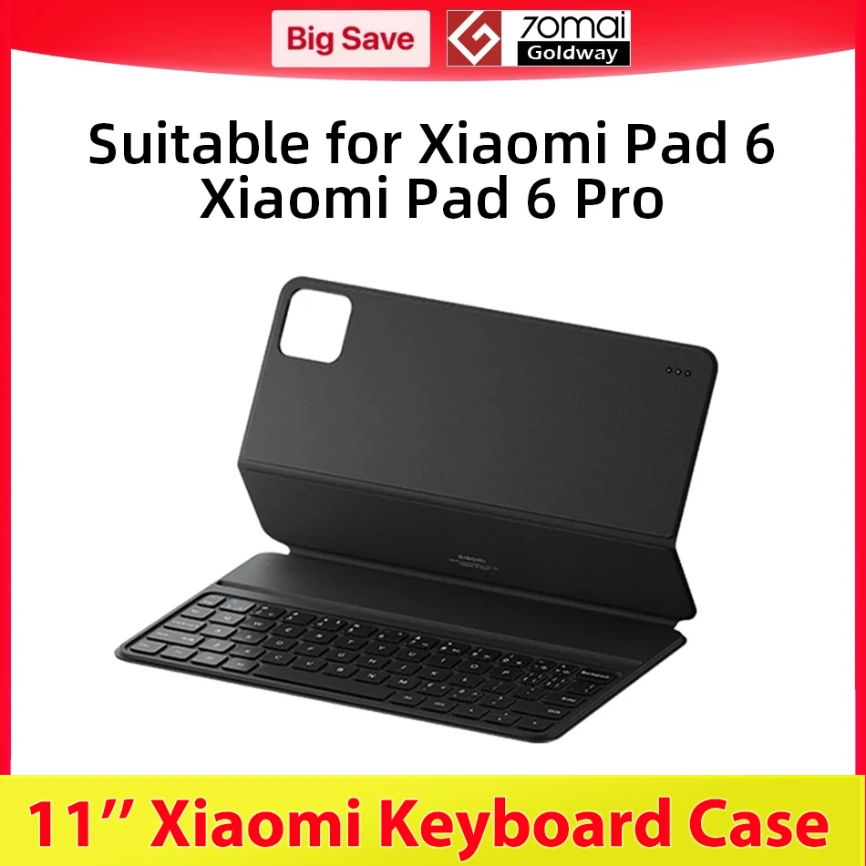Tablet Keyboard Case Original Xiaomi Pad 6 / 6 Pro Keyboard Case For MI Tablet Series Magnetic Touch Keyboard Shell Double-sided PU Protective Case