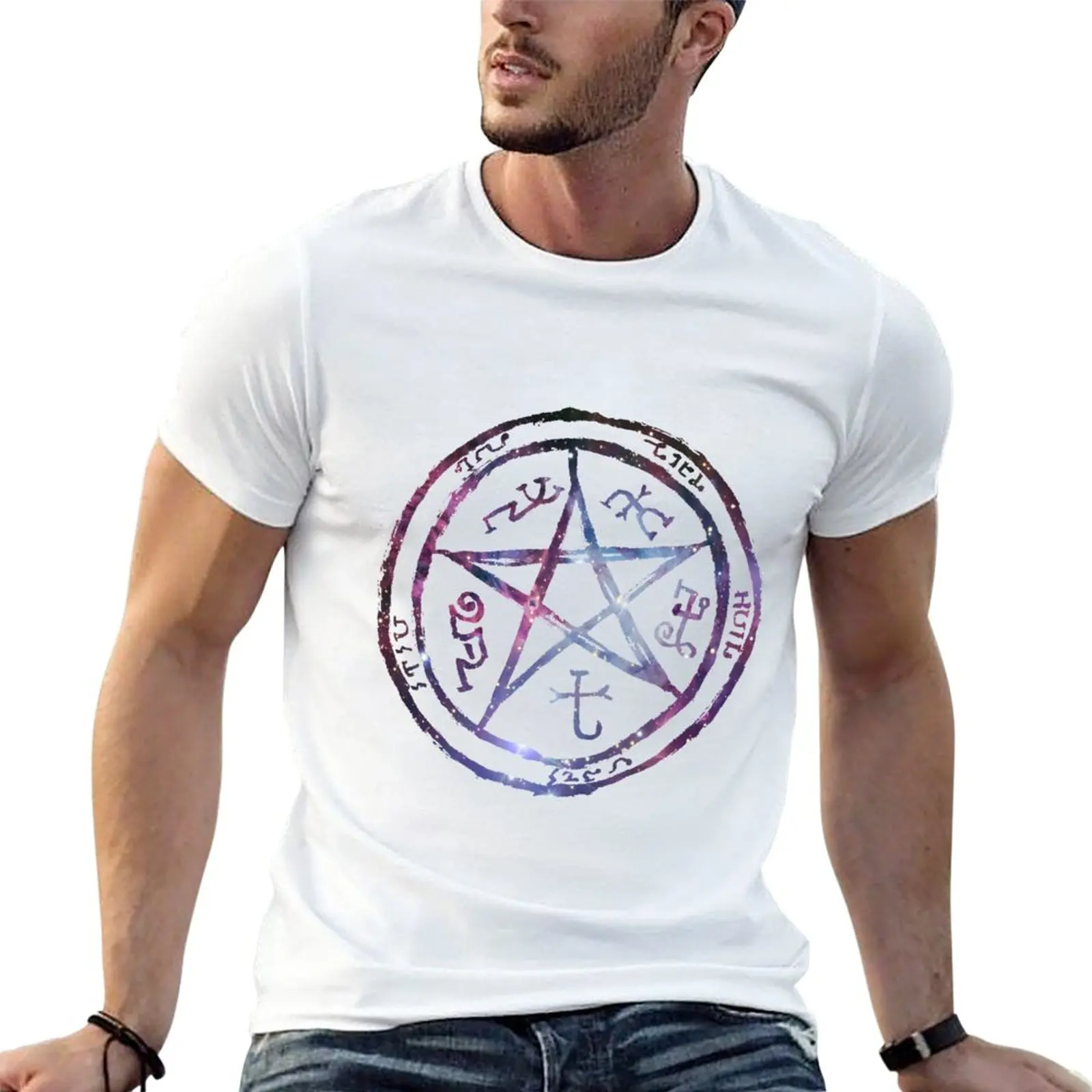 

Galaxy Devil's Trap T-Shirt T-shirt for a boy sublime t shirt blank t shirts sweat shirts t shirts for men pack