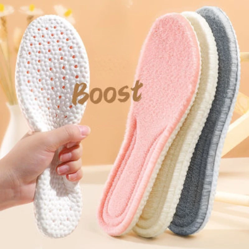 Breathable Sweat Absorption Plush Insole for Women Insoles Warm Insoles  Sport Support Insert Feet Shoe Pad Women Shoe Inserts - AliExpress