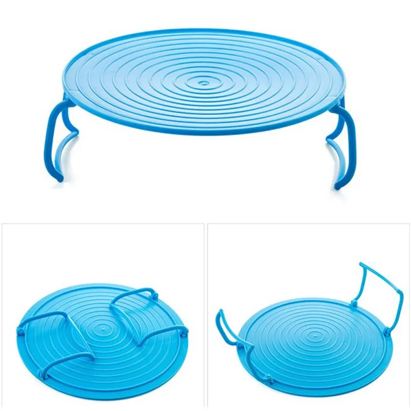 

Multifunctional Microwave Heating Tiered Steam Rack Tray Rack Double Insulation Plate Shelf Food Plate Rack Holder Accessories