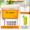 Commercial Beverage Dispenser, 1 Tanks 4.75 Gallon 18L Commercial Juice Dispenser, 18 Liter Per Tank, 180W Stainless Steel Food 3
