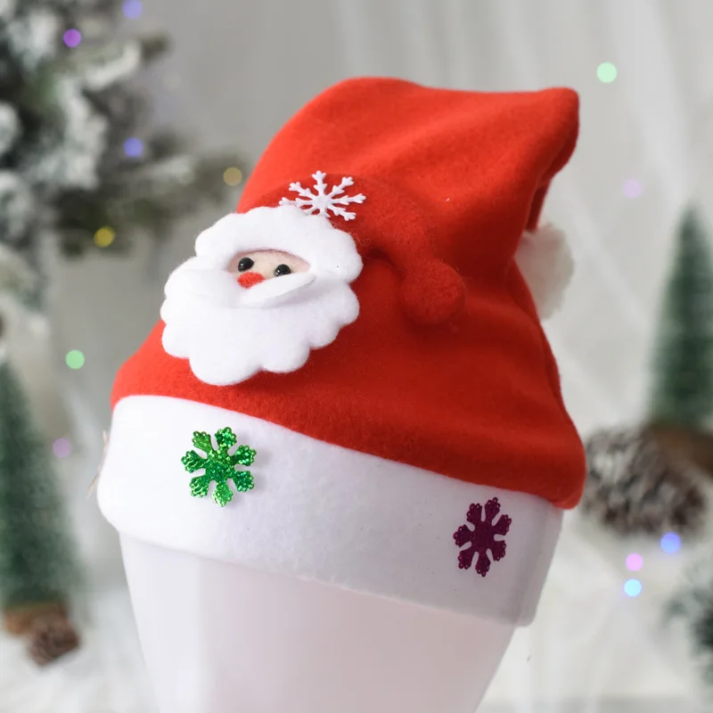 2025 Christmas Hats New Year Santa Claus Snowman ElK Cap For
