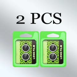 Enhanced Camera Protector with 3D Design, Shockproof Metal Ring, and Tempered Glass - Anti - Scratch Protection (1/2 Pack) (2 PCS)