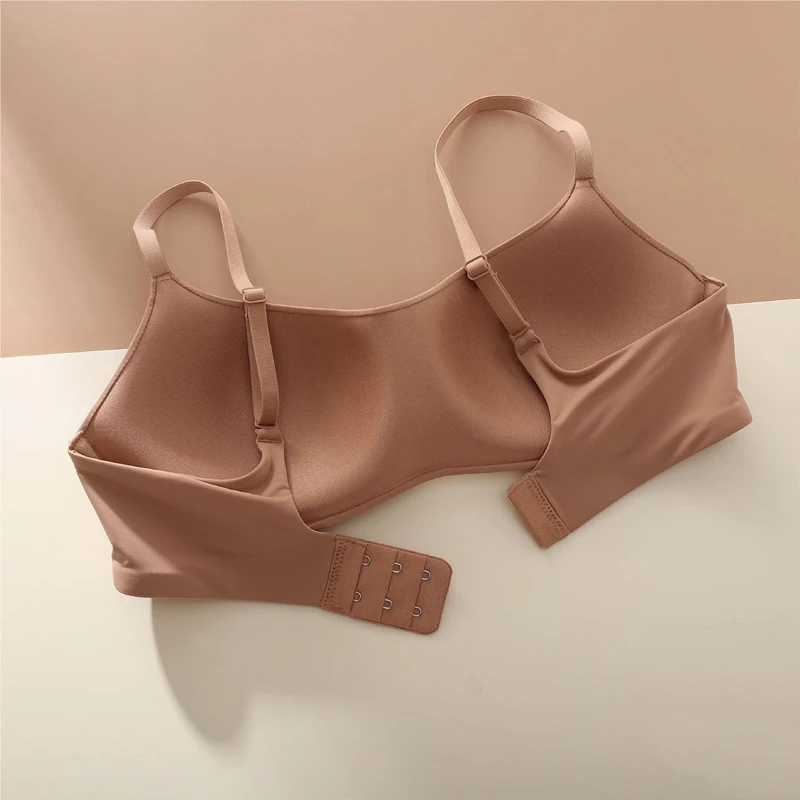 Women Bras Seamless Gathered Push Up Bralette for Small Chests