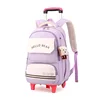 Rolling School Bags for Girls Backpack Children Waterproof School Backpacks with Wheels Middle School Trolley Luggage Back Pack 6