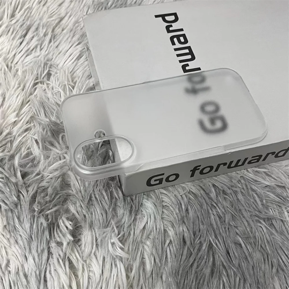 Coque de protection de luxe ultra fine en PC mat sans cadre pour iPhone 16 15 14 13 12 11 Pro Max Plus Mini Xs XR 7 8_voghion.com