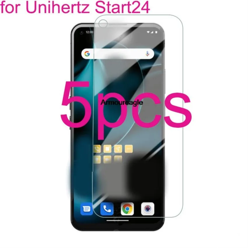 

5 шт. hd прозрачное защитное закаленное стекло для unihertz start24 защита для экрана тонкая для unihertz start 24 2.5D защитная пленка