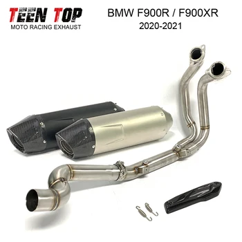 Slip On For BMW F900R F900XR Exhaust System 2020~2021 Stainless Steel Motorcycle Exhaust Muffler Motobike Tube Moto Escape