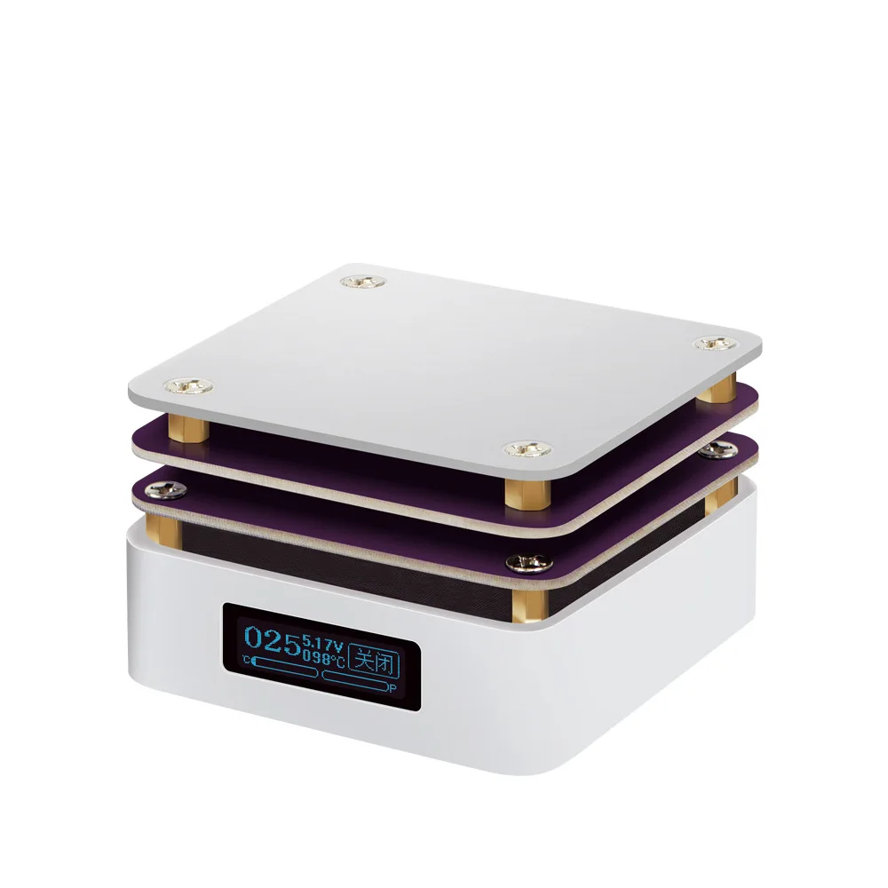 미니 PD65W 알루미늄 플레이트 가열 용접 스테이션 PCB SMD 보드 수리..
