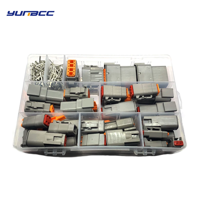 Deutsch Dtm Impermeável Fio Conector Kit Plugue Selado Automotivo com Pinos Dtm062 Dtm04-2 12s Dtm04-2 12p 202 Pcs