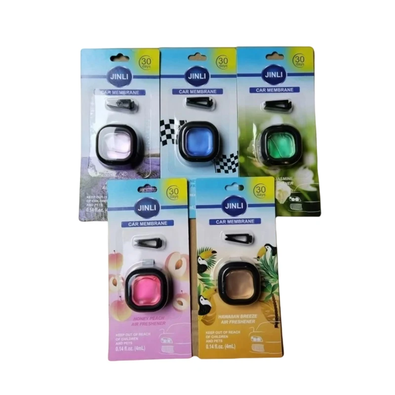 Long-Lasting Car Air Freshener Vent Clip Essential Oil Scented Odor Eliminator 0.14oz Alcohol-Free Fragrance For Fresh Car Smell_voghion.com