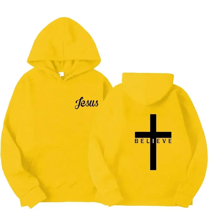 thumbnail image 1 of Sudadera con capucha con estampado de cruz de Jesús para hombre, diseño de hombre, sudadera con cordón, sudadera con capucha Harajuku para primavera y otoño, ropa deportiva con capucha, 1 of 5