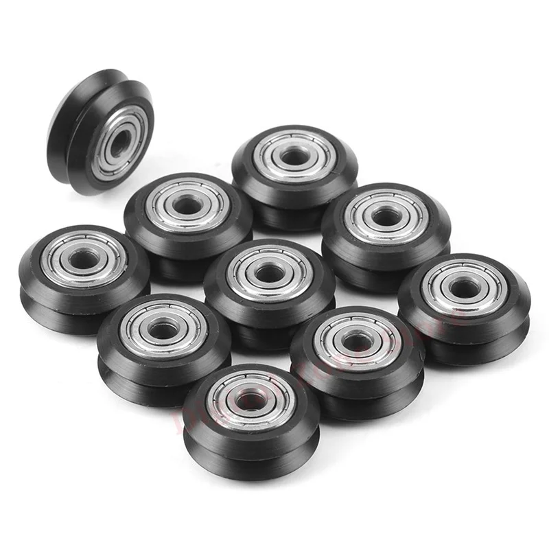 

10Pcs POM Plastic Pulley Passive Round Wheel 625zz Gear for Creality CR10, Ender 3 Upgrade 3D Printer Accessories